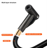 Mini Telescope Air Pump Aluminum 100Psi/6.9Bar high pressure capacity
