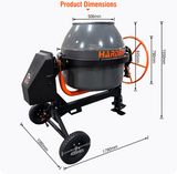 400L Electric Concrete Mixer