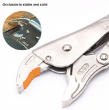 10" Curved, Straight Jaw Lock-Grip Plier
