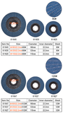 115,125,180 X 22.2mm X 40,60,80120# Flap Disc With Fiberglass