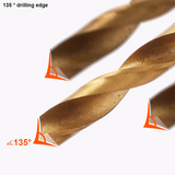 2mm to 6mm 1/4" Hex-Driver Drill Bit