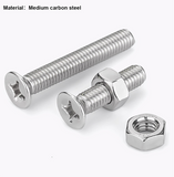 M4,M5,M6,M8 Countersunk Head Flat Bolt Nut Set