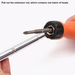 6 IN 1 Screwdriver 2Pcs two-way