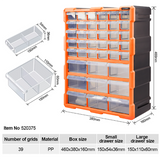 Modular storage tower 39pcs storage bins