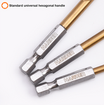 2mm to 6mm 1/4" Hex-Driver Drill Bit