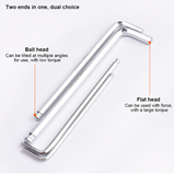 9Pcs Ball Hex Key Set