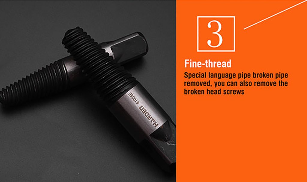 DN15 / M25 - M35, DN20 / M35 - M50 Pipe Thread Extractor – Harden Tools ...