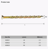 Harden Floor Nails Set Low carbon steel