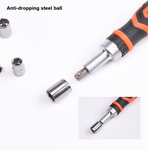 39 Pcs Ratchet Screwdriver & Bits Set