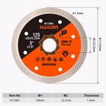 Ultrathin Diamond tile cutting blade