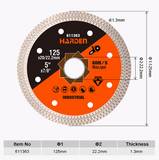 Ultrathin Diamond tile cutting blade