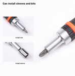 39 Pcs Ratchet Screwdriver & Bits Set