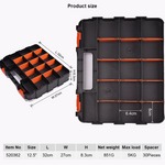 12.5" Double Sided Plastic Organizer