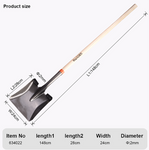 1480mm Square Shovel With Long Handle