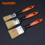 Harden 620108 3 Pcs Paint Set 1", 1 1/2", 2" Classic High Quality Painting Brushes Paint Brush Set with Plastic Handle