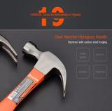 0.50 kg / 16 oz Claw Hammer Fiberglass Handle