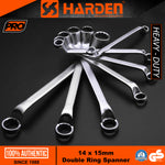 6x7mm - 20x22mm Double Ring Spanner