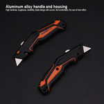 170mm Folding Cutter With 4Pcs SK5 Blades