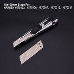 10Pcs 18x100mm Cutter Blade