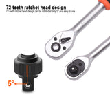 1/4", 3/8", 1/2" Quick release Ratchet Wrench