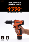 12V Cordless Drill 1500mAh