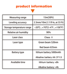 Red Beam Laser Level
