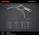 High Pressure Dust Gun Stainless Steel 110mm