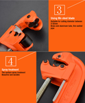 10-60mm, 25-75mm Heavy Duty Pipes Cutter