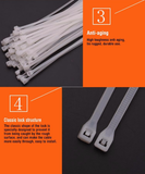 100, 200, 300mm / 100Pcs x 2.5mmm Cable Ties