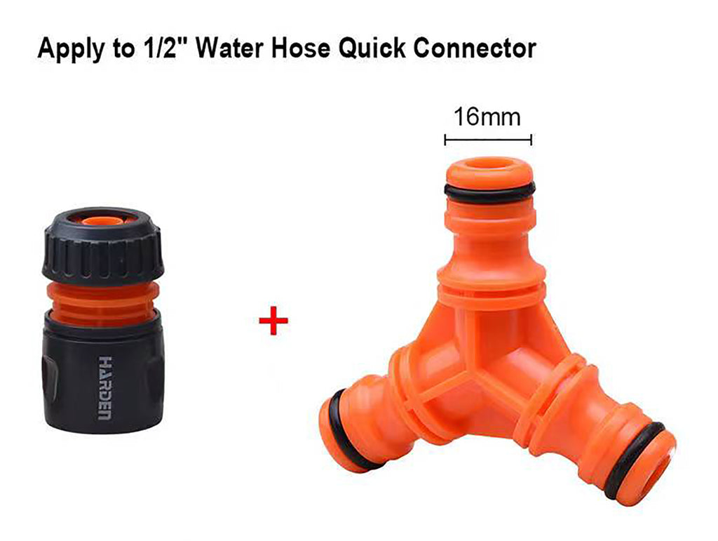 1/2 Y Shape Double Individual Hose Connector – Harden Tools Philippines