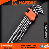 9Pcs Extra Long Torx Key Wrench Set