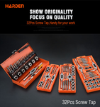 32 Pcs Screw Tap Set