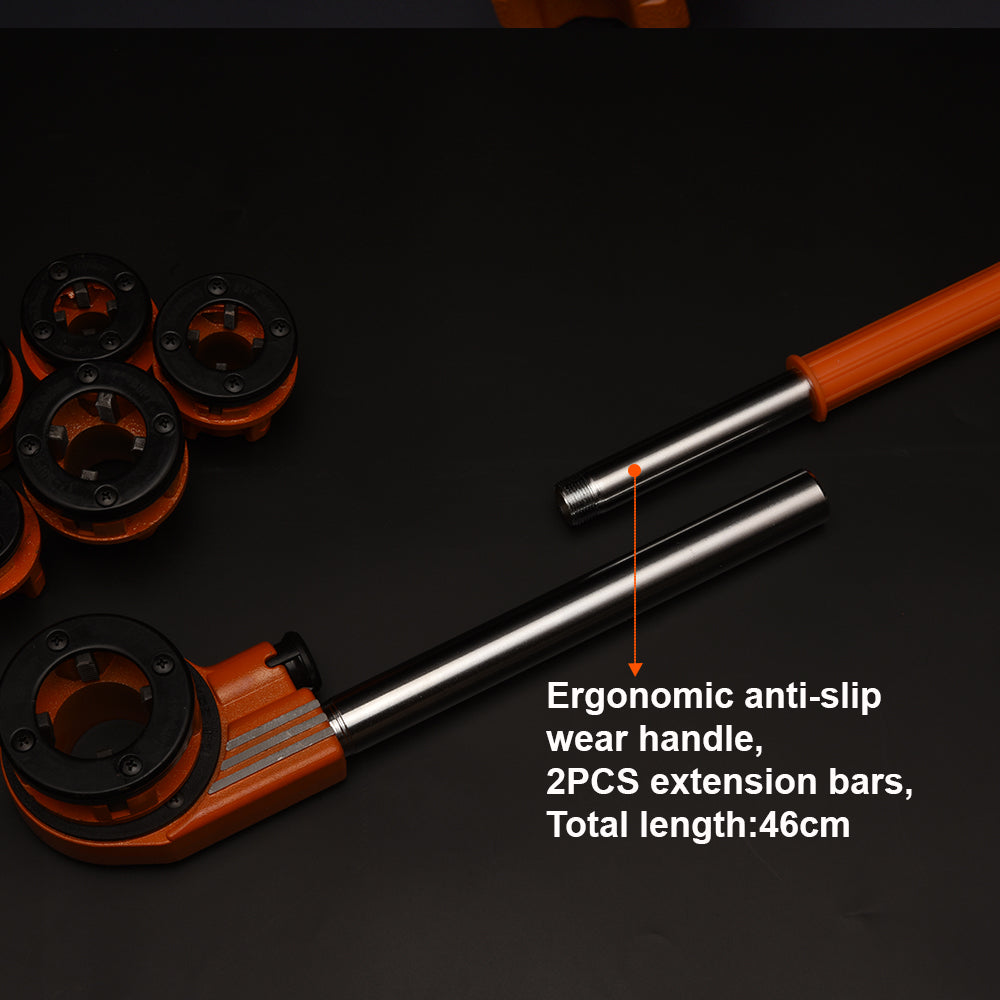 9Pcs Pipes Threading Set – Harden Tools Philippines