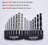 16 Pcs Drill Bit Set