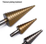 3 Pcs Step Drill Bit Set Inches or MM