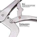 Fixed, Flexible Jaw 11" C Clamp Lock Grip Plier