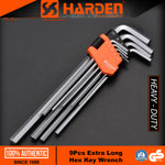 9Pcs Extra Long Hex Key Wrench Set