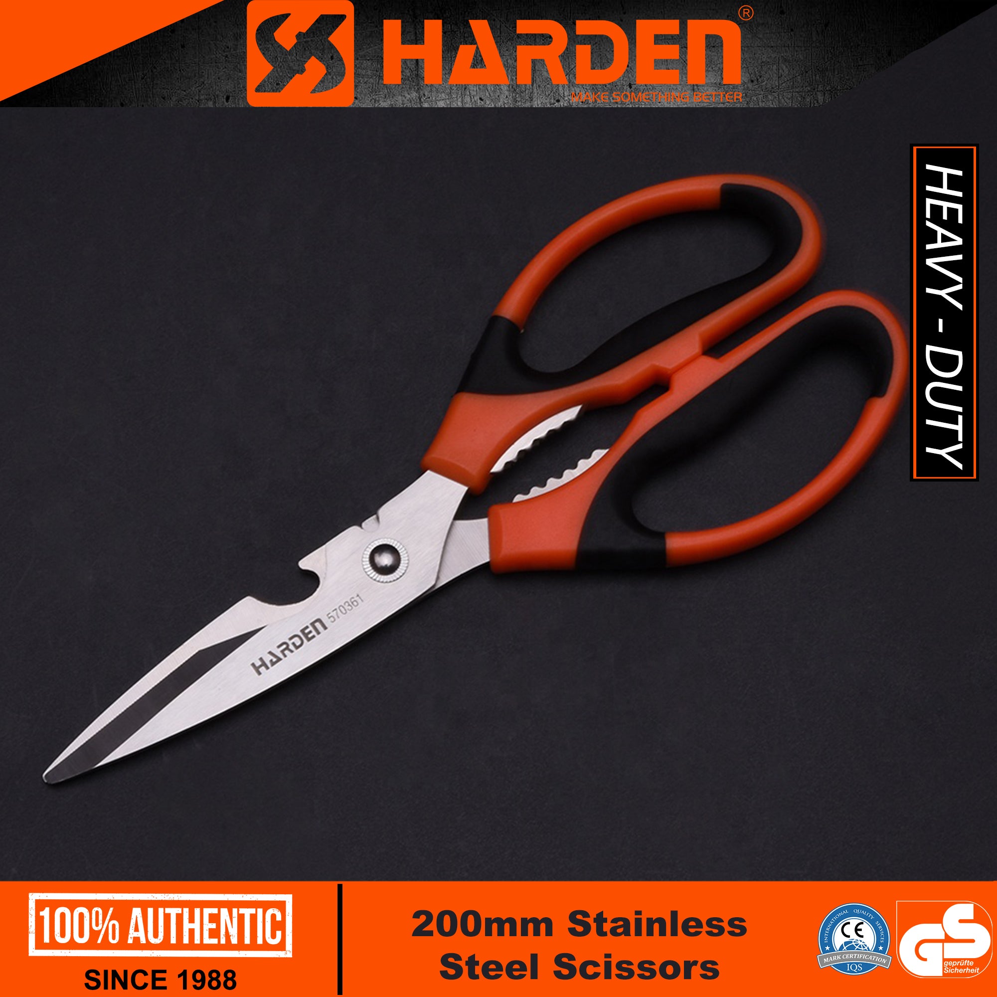200mm Stainless Steel Scissors Multifunctional – Harden Tools Philippines