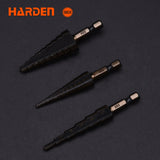 3 Pcs Step Drill Bit Set Inches or MM