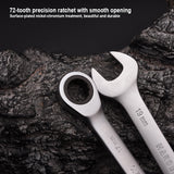 8mm - 25mm Fixed Ratchet Combination Wrench